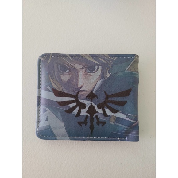 Nueva Cartera de cuero unisex de The Legend of Zelda Breath of the Wild B - Picture 3 of 3